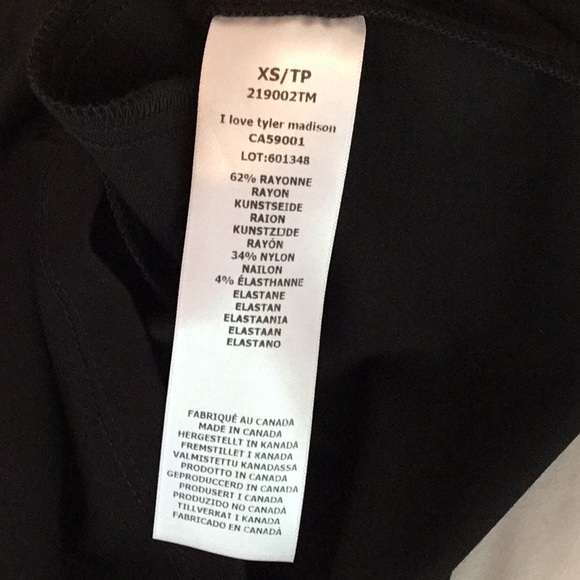 I ❤️ Tyler Madison Black Sheath Dress - Picture 7 of 7